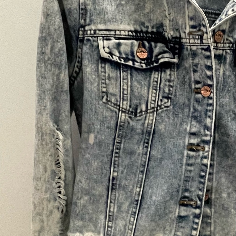 Ci Sono Faded Denim Jacket